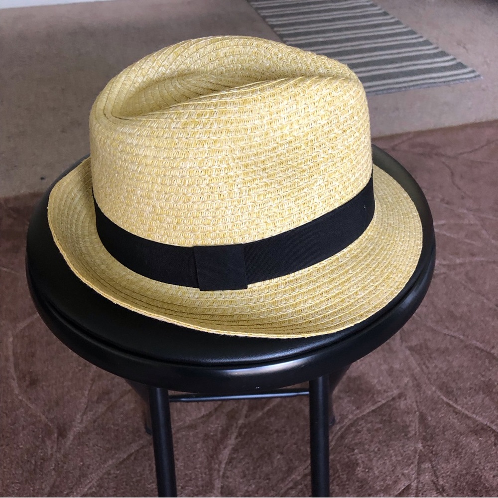 Straw colored Fedora